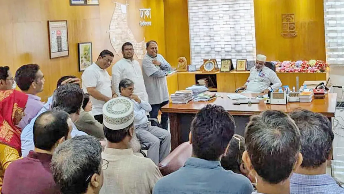 Du pro vc mamun faces questioning from pro bnp teachers