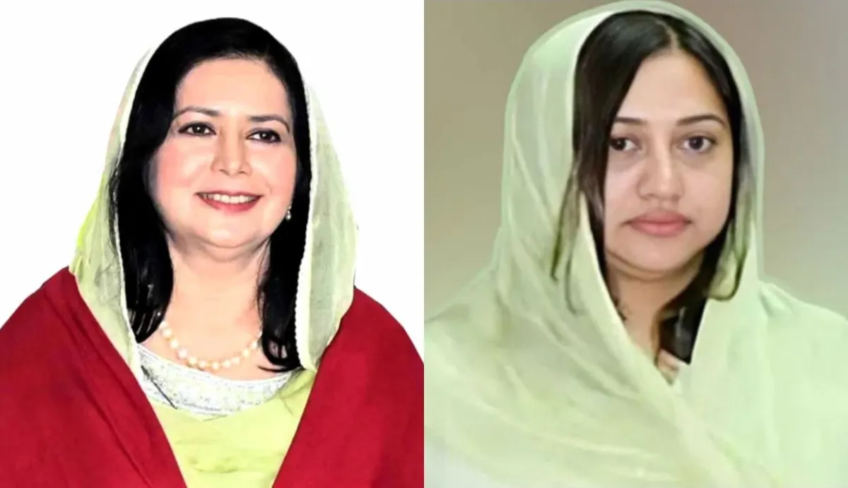 Khaleda zias two daughters in law become voters in dhaka