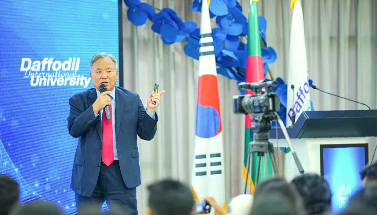 Korean ambassadors special session for students at daffodil university