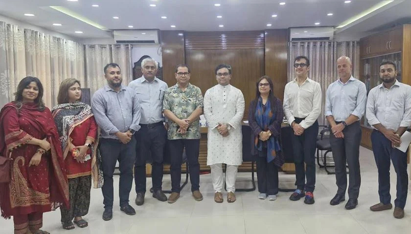 জাবি উপাচার্যের সঙ্গে বিশ্বব্যাংকের প্রতিনিধিদলের সাক্ষাৎ | বিশ্ববিদ্যালয় নিউজ 