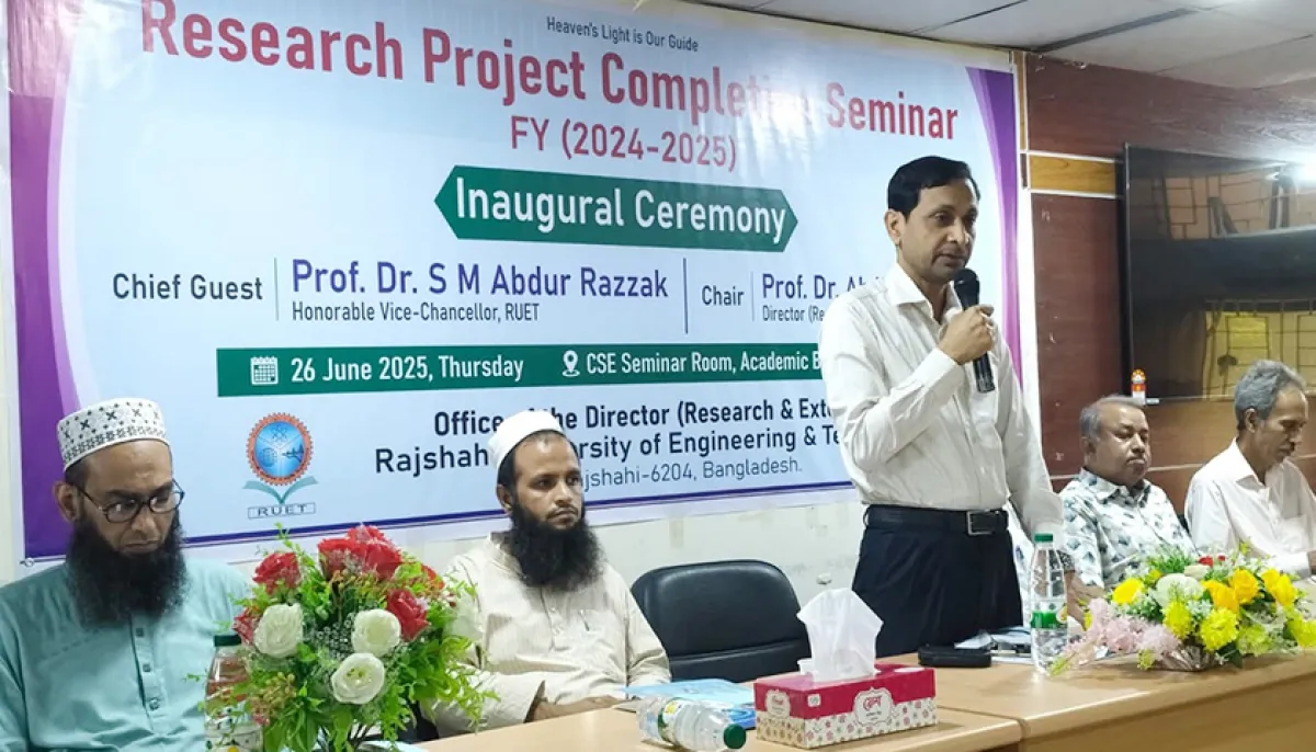 73 teachers present final research reports at ruet