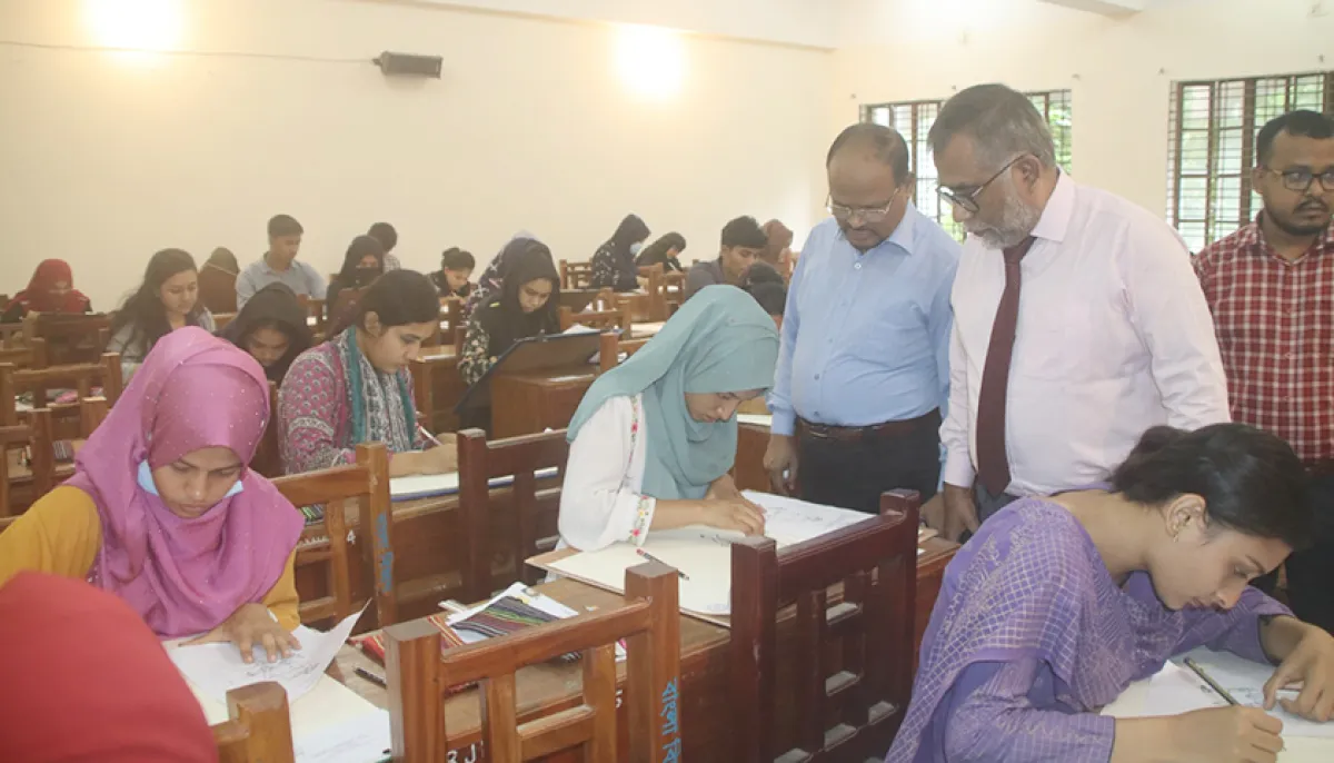 Eb fine arts department practical exam held