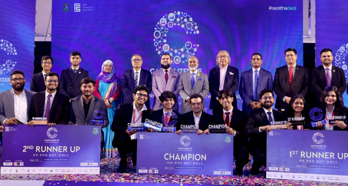 Prize distribution ceremony of capitalizer competition at bup