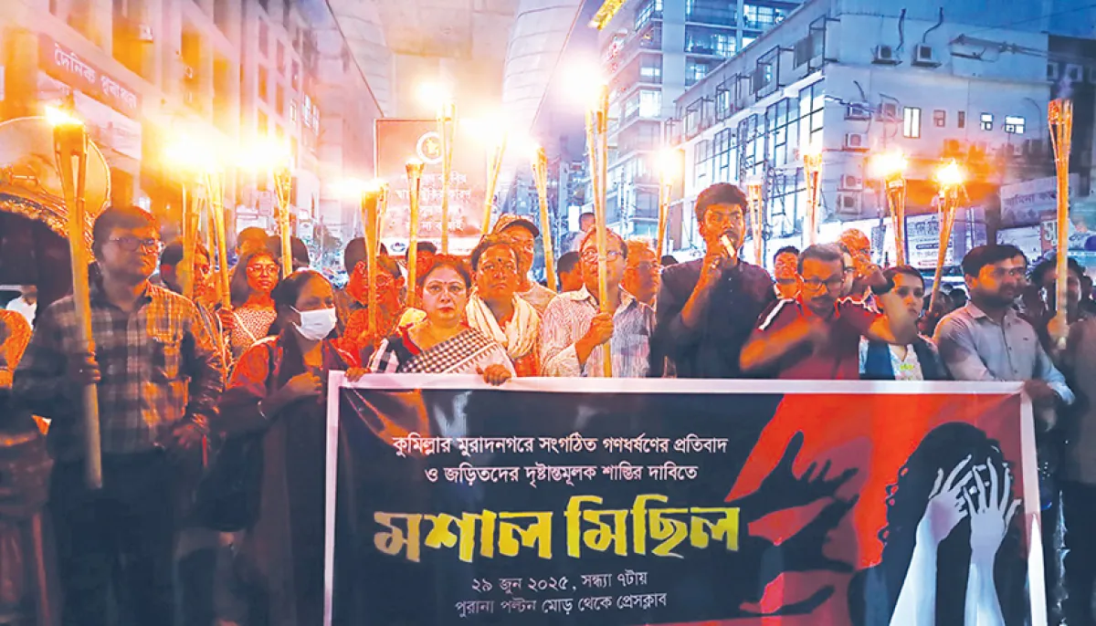Protests erupt as woman raped in cumilla