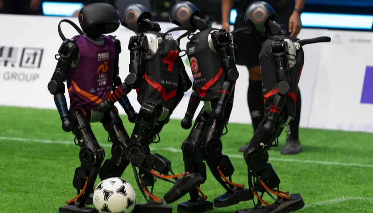 Chinas humanoid robots outshine human footballers draw crowds with ai driven matches