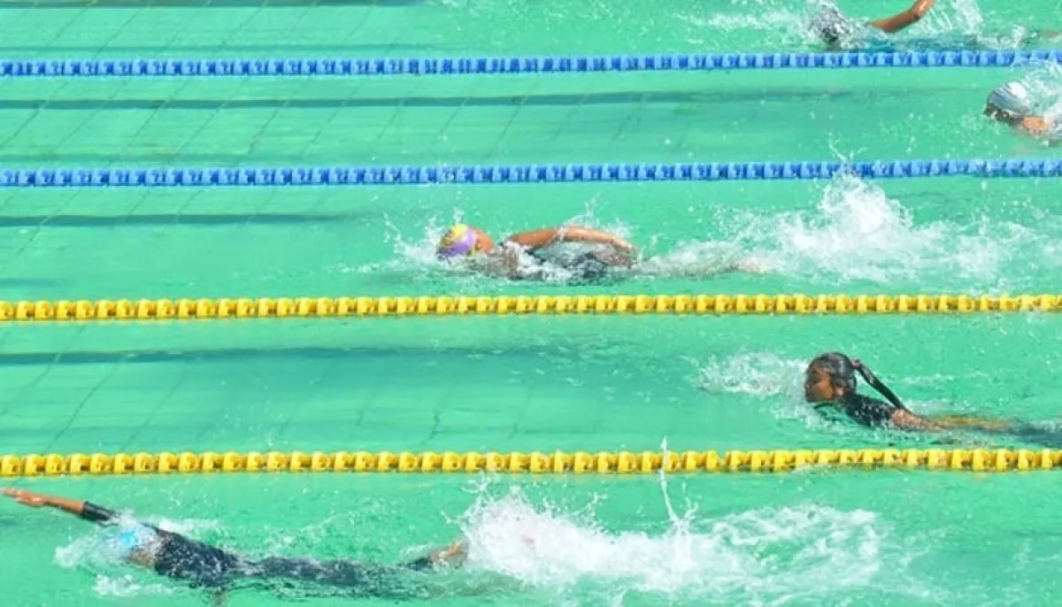 Students swimmer talent hunt chittagong competition on july 5