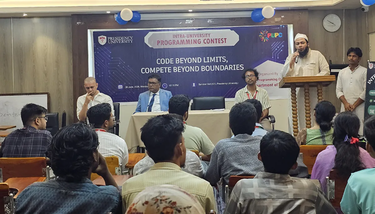 Intra university programming contest initiated by presidency university programming club