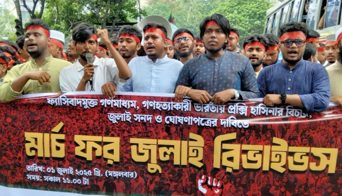 The interim government not any party or individual will issue the july declaration