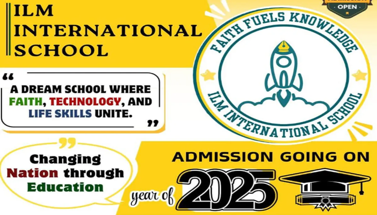 Admissions are ongoing at ilm international school