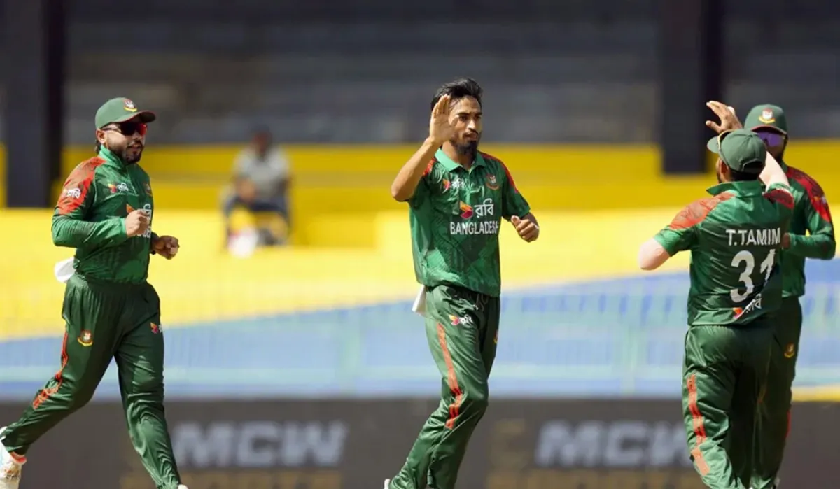 Sri lanka in trouble early on with taskin shakibs batting