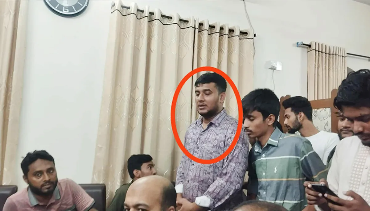 Chhatra league leader arrested at jnu handed over to police