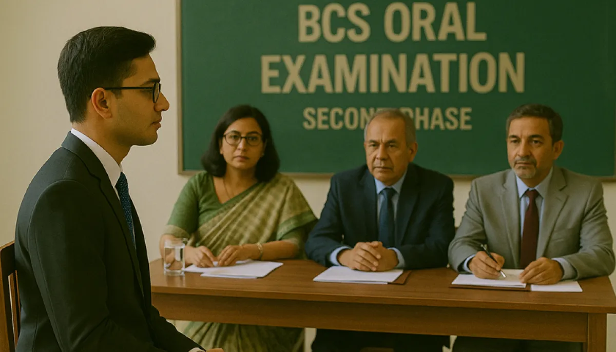 Schedule of the second phase of the 45th bcs oral examination