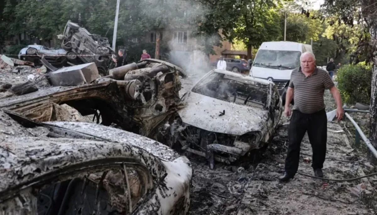 Largest drone strike in ukraine after trump putin phone call