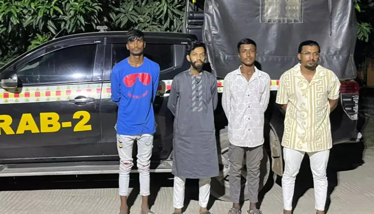 Viral mosharaf 3 other robbers arrested in dhaka