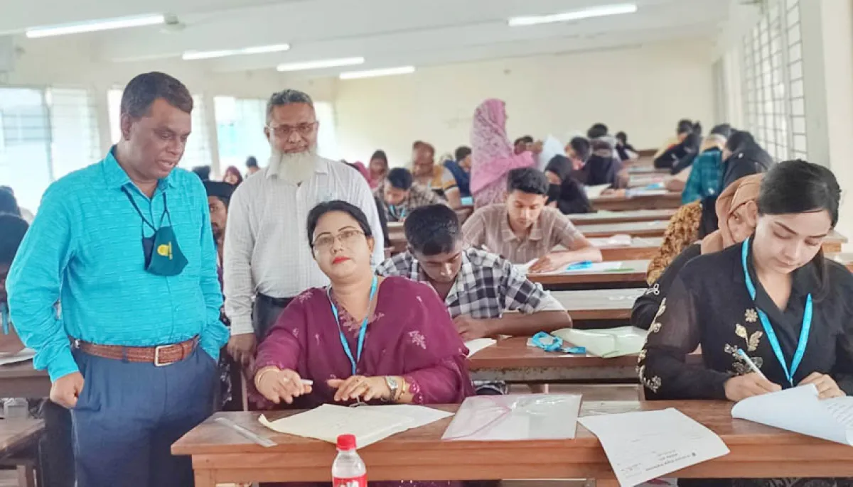 Hsc exam at baus faridpur center