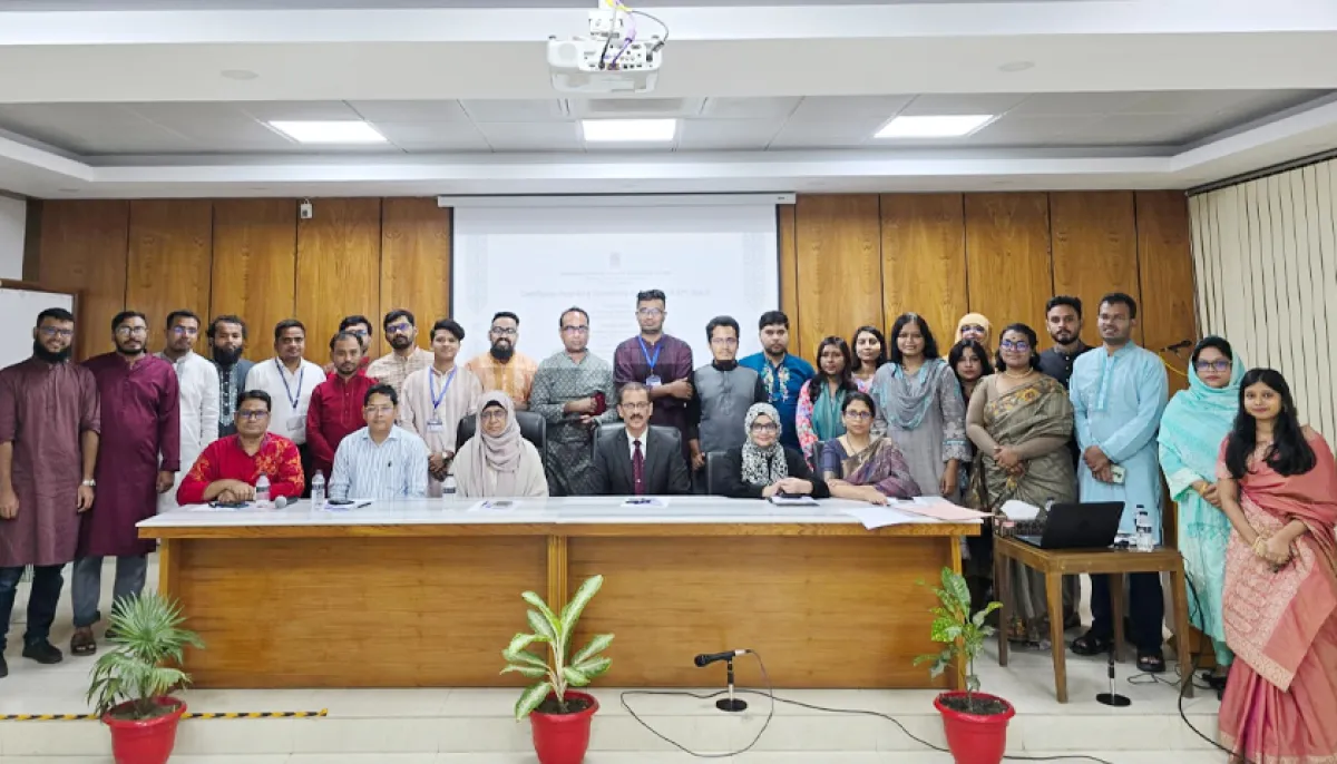 Ier holds certificate awarding ceremony for acrm 27th batch at du