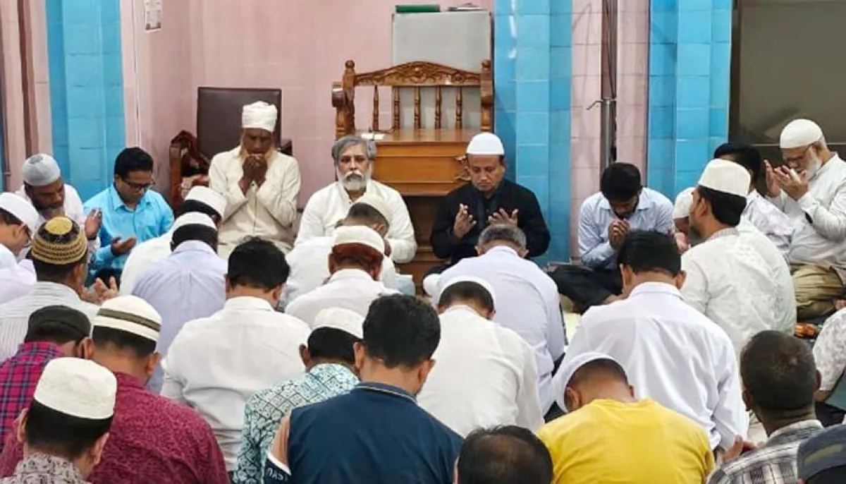 Prayers in memory of the martyrs of the july uprising in bou
