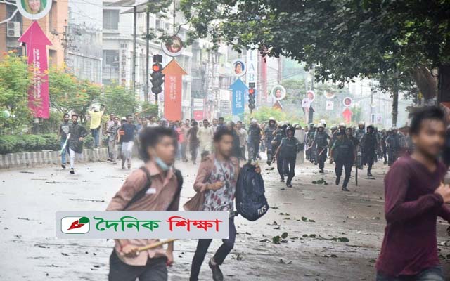 Dhaka’s Jigatala on edge as protesters, Awami League activists face off