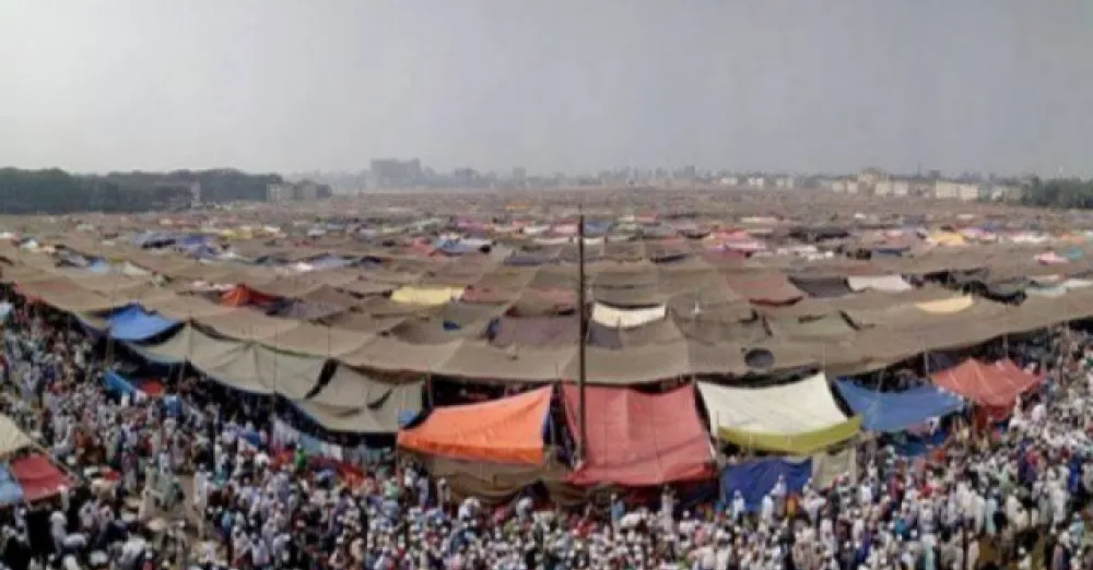 Idone of the attractions of biswa ijtema is the dowry free wedding ceremony