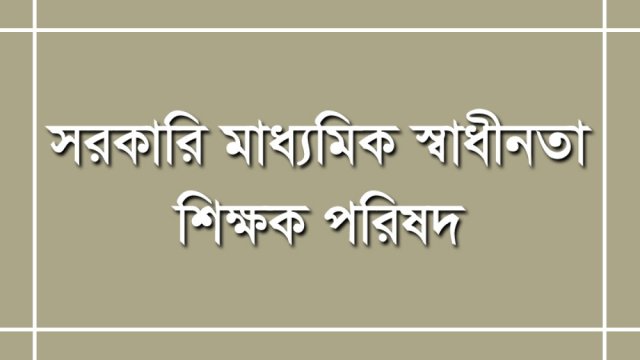 স্বতন্ত্র মাধ্যমিক শিক্ষা অধিদপ্তরের দাবিতে প্রধানমন্ত্রীকে স্মারকলিপি | সমিতি সংবাদ নিউজ 