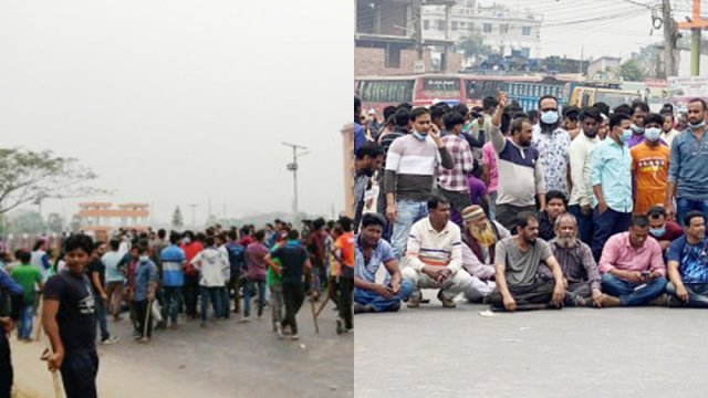 ববি শিক্ষার্থী ও বাস মালিক-শ্রমিকদের পাল্টাপাল্টি সড়ক অবরোধ | বিশ্ববিদ্যালয় নিউজ 