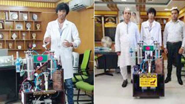 বাতাস থেকে অক্সিজেন উৎপাদন প্ল্যান্ট বানাল স্কুলছাত্র 