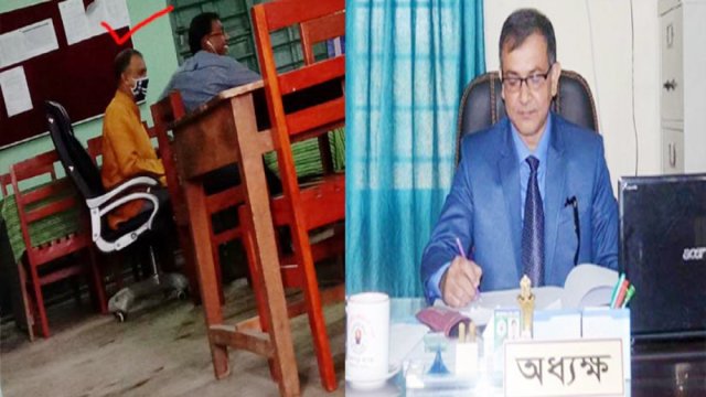 অনার্সের ভাইভা বোর্ডে করোনা আক্রান্ত অধ্যক্ষ 