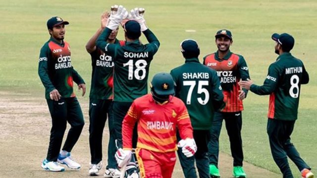 সাকিব ঘূর্ণিতে বিশাল জয়ে শুরু বাংলাদেশের | খেলাধুলা নিউজ 