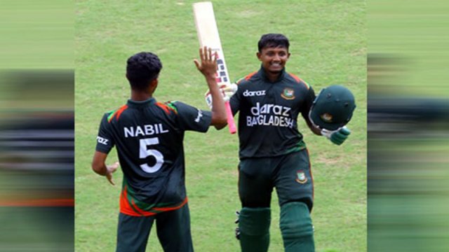 আফগানদের উড়িয়ে সিরিজ জয় টাইগার যুবাদের 