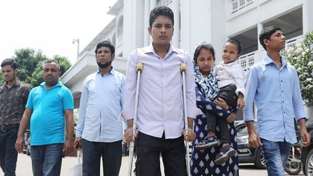 পা হারানো রাসেলকে আরও ২০ লাখ টাকা দিল গ্রিন লাইন | বিবিধ নিউজ 