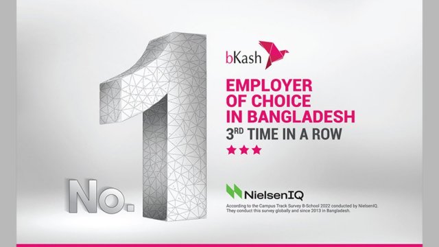 টানা তৃতীয়বার সেরা নিয়োগদাতা নির্বাচিত হলো বিকাশ | কর্পোরেট সংবাদ নিউজ 