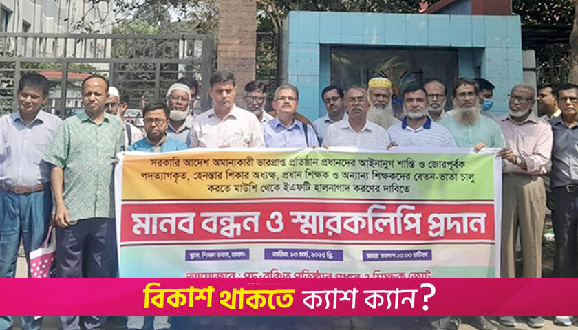 জোরপূর্বক পদত্যাগ ও হেনস্তার শিকার শিক্ষকদের ইএফটিতে নাম অন্তর্ভুক্তকরণের দাবি | স্কুল নিউজ 