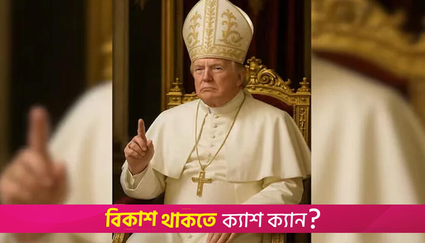 পোপের পোশাকে ছবি প্রকাশ করলেন ট্রাম্প | বিবিধ নিউজ 