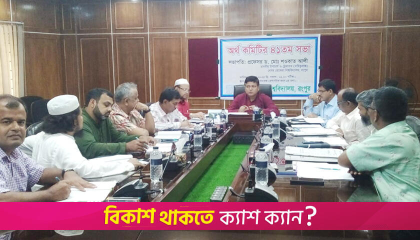বেরোবিতে অর্থ কমিটির সভা অনুষ্ঠিত | বিশ্ববিদ্যালয় নিউজ 