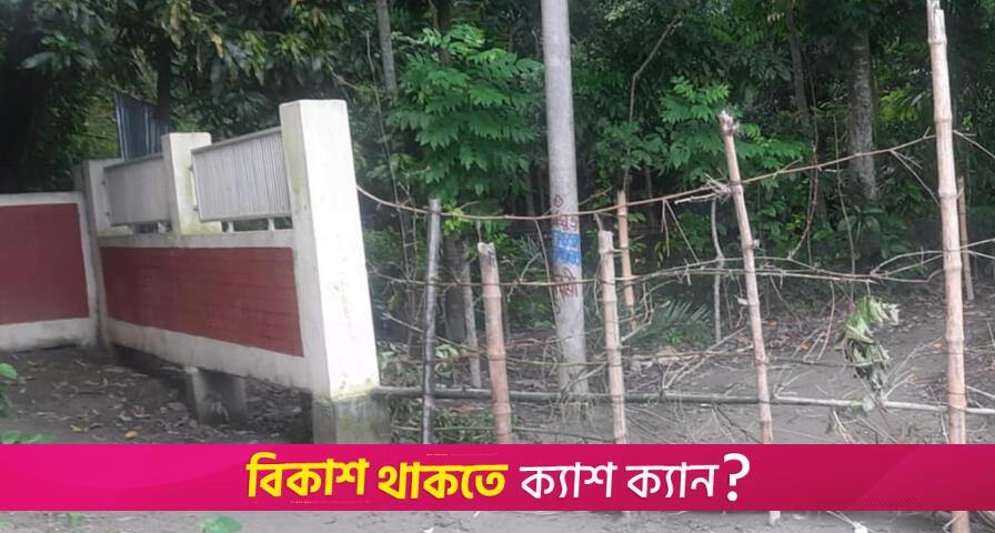 স্কুলের প্রবেশপথে বাঁশের বেড়া: শিক্ষার্থীদের বিক্ষোভ | স্কুল নিউজ 